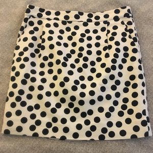 Last Call! J.Crew Polka Dot Skirt